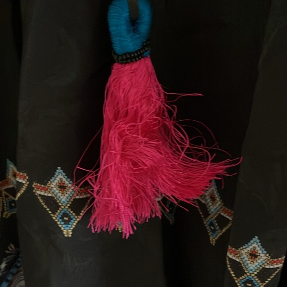 White Sands Black High-Low Dress Women’s Size 18 - Picture 7 of 9